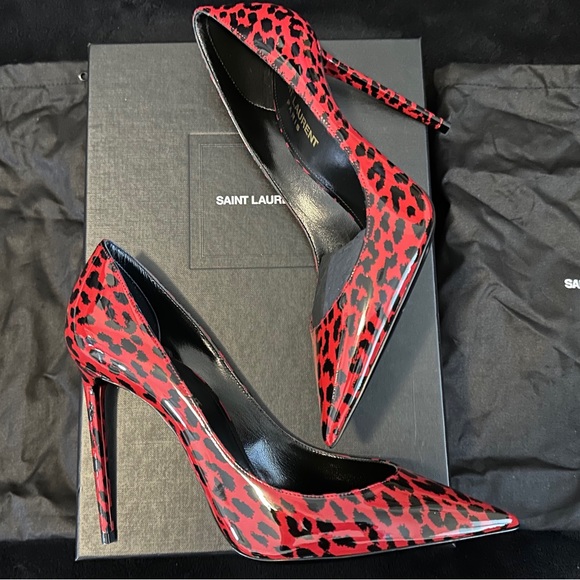 Saint Laurent YSL leopard pump size 38eu/7.5 us - Picture 2 of 7